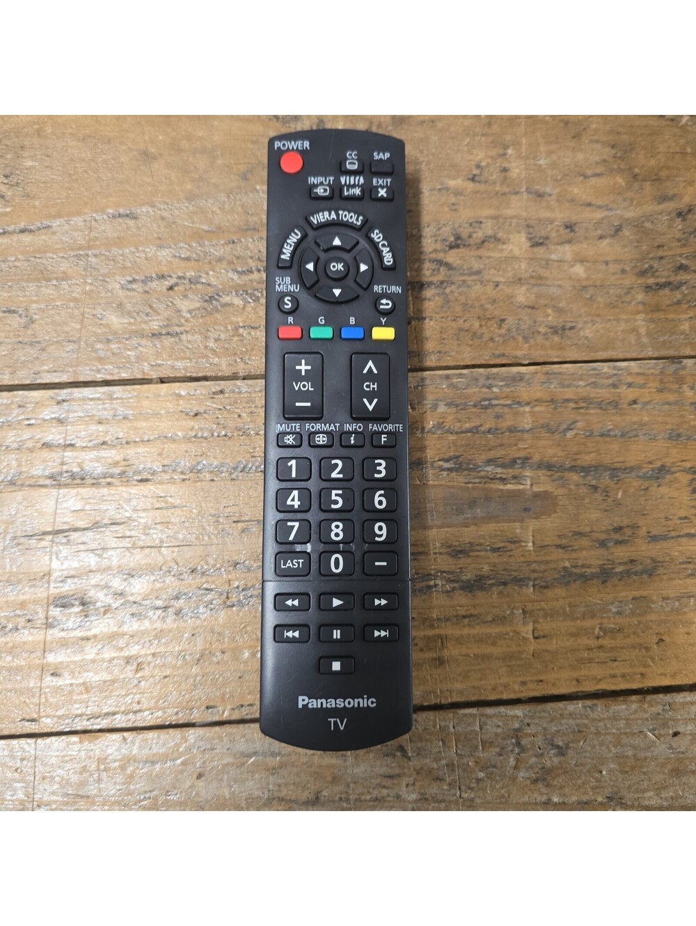 Panasonic N2QAYB000485 Remote NO BATTERIES